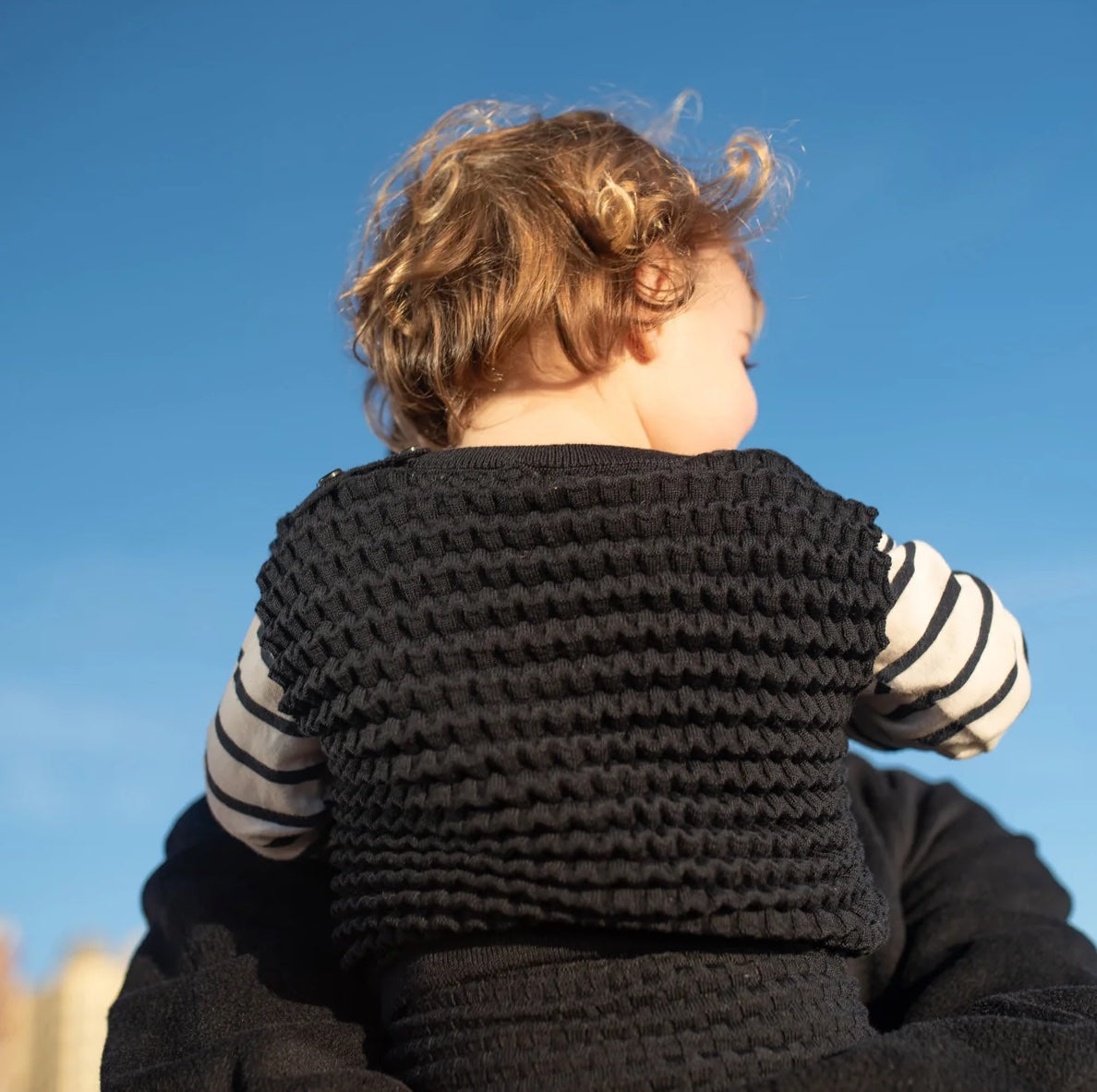 リトルヒューマン メリノベスト ミッドナイトマター