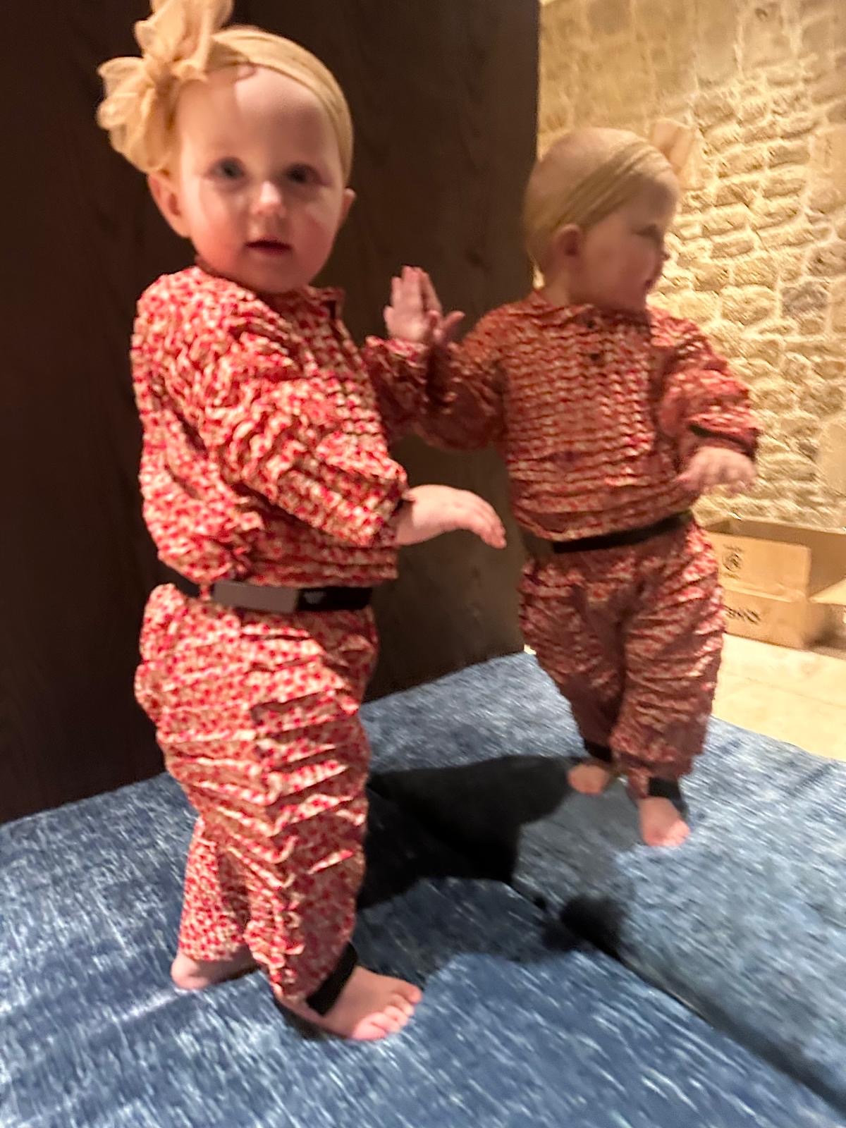 ミニヒューマン プリント ボトムス Print18_ローズ