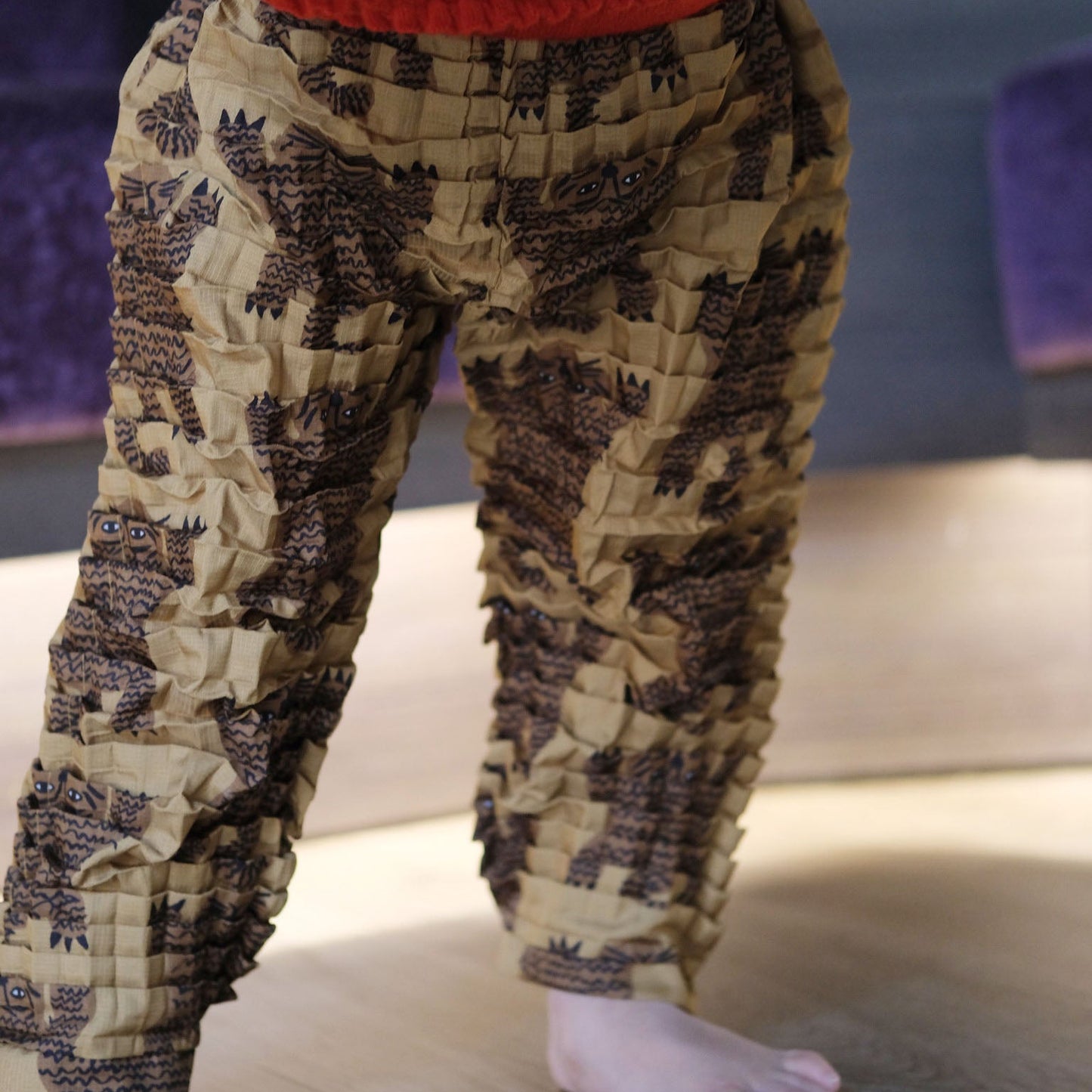 ミニヒューマン プリント ボトムス Print 17_タイガー