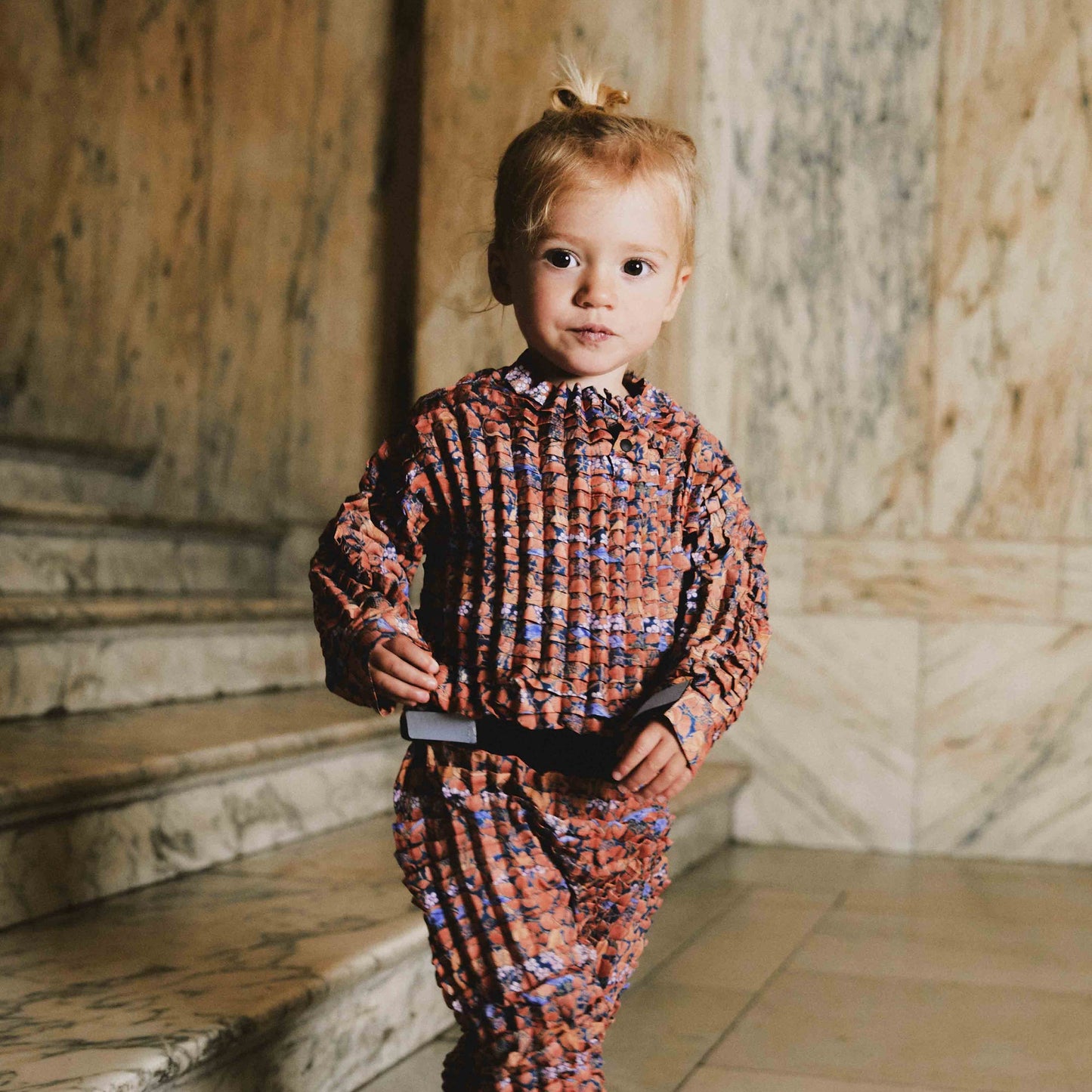 ミニヒューマン プリント プルオーバー Young V&A　森のラプソディ