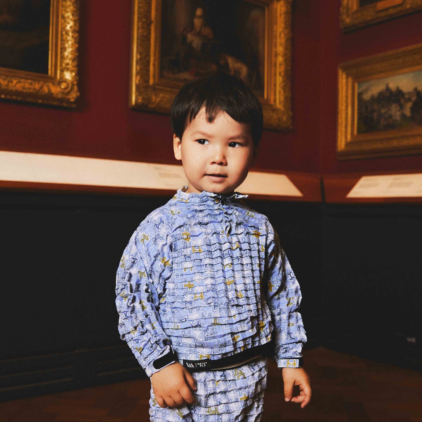 ミニヒューマン プリント ボトムス  Young V&A  パズル