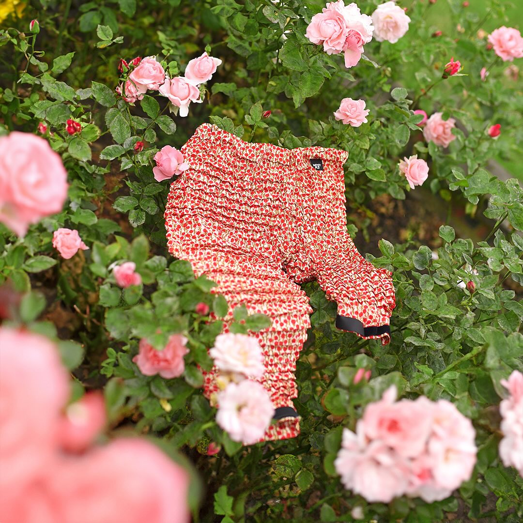 ミニヒューマン プリント ボトムス Print18_ローズ – Petit Pli Japan